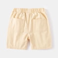 thumbnail image 4 of Kids Shorts Boys Drawstring Elastic Waist Pull-On Baby Boy Summer Outfit Boy Clothes 3-4 Years, 4 of 6