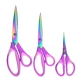 thumbnail image 1 of Xingzhi 3pcs Stainless Steel Sewing Scissors Set High Precision Cutters For Tailors And Crafters Sharp Pastel purple, 1 of 6