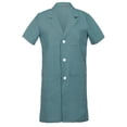 thumbnail image 1 of Men's Short Sleeves Lab Coat Laboratory Doctor Workwear, 1 of 3