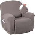 thumbnail image 1 of Super Stretch Recliner Couch Covers Chair Cover Form Fitted Non Slip Reclining Slipcovers for Standard Large Recliner, Soft Thick, 1 of 7