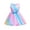 Pink, variant on Little Mermaid Dress Toddler Baby Kids Girls Sleeveless Mermaid Bow Skirt Dress Princess Dress
