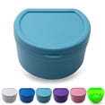 thumbnail image 2 of Denture Box Creative Denture Bath Case Denture Container with Basket Net Holder, 2 of 10