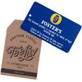 thumbnail image 4 of Foster's Beer Basic Logo Men's Heather Blue T-Shirt-Small, 4 of 4