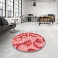 thumbnail image 4 of Ahgly Company Tapis d'Intérieur Rectangulaire Transitionnel Lavable à la Machine, Corail Clair Rose, 8 Pieds x 10 Pieds, 4 of 7