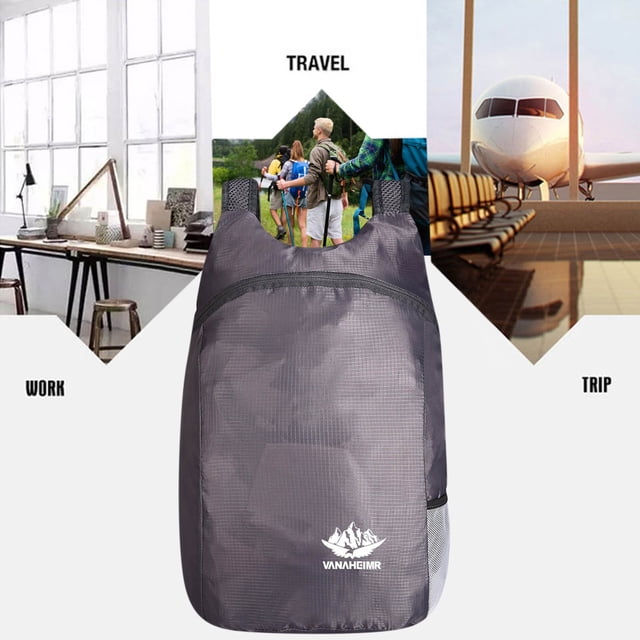 HOARBOEG Sac à Dos de Randonnée Léger et Compact, Sac de Jour de Randonnée, Sac à Dos Léger et Compact pour l'Eau pour Voyage Camping Plein Air