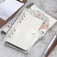 thumbnail image 2 of 1 x Transparent PVC File Folder Loose-leaf Notebook Binder Diary Scheduler School Office Supplies, 2 of 6
