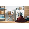 thumbnail image 2 of Ahgly Company Tapis d'Intérieur Rectangulaire Transitionnel Rouge Brique Feu Lavable à la Machine, 2 Pieds x 5 Pieds, 2 of 7