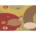thumbnail image 1 of Ahgly Company Machine Washable Indoor Rectangle Transitional Yellow Area Rugs, 3' x 5', 1 of 7