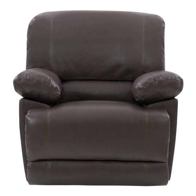CorLiving Plush Power Reclining Bonded Leather Recliner with USB Port