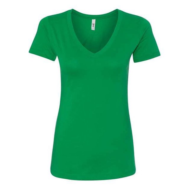 Next Level Womens Ideal V, S, Kelly Green