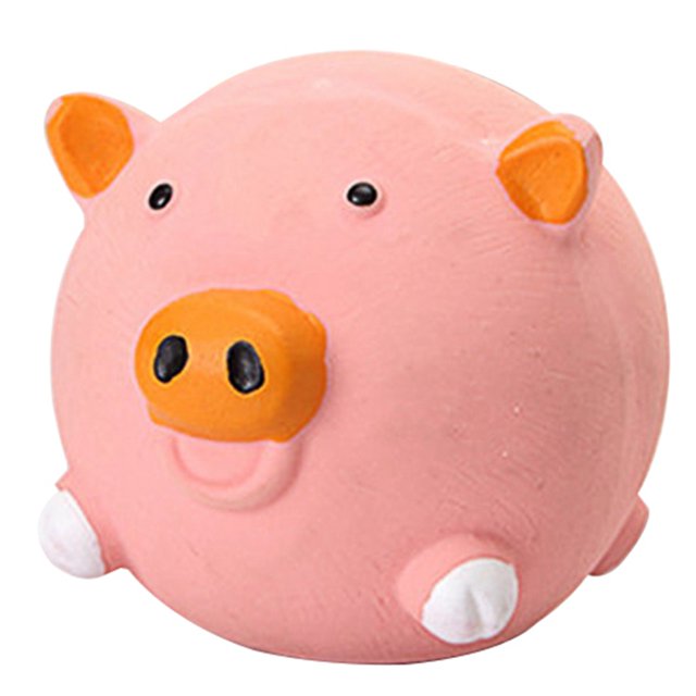 Latex Dog Squeaky Toy Bite Resistant Animal Shape Pet Chew Toy Dog Teething Toy