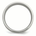 thumbnail image 2 of Bague Anneau Plat en Titane Incrusté Jaune 14k 8 mm Poli Taille 13, 2 of 6