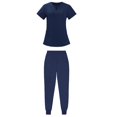 thumbnail image 4 of Nursing Keeper Set for Women, Work Suits, Soft Long Pants, Nurse Uniform, Scrub XL, 4 of 6