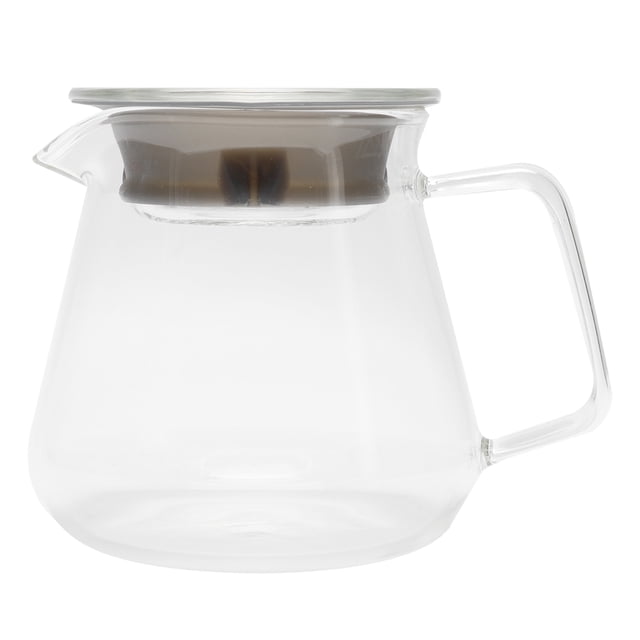 Sonew Glass Coffee Pot,Glass Coffee Kettle, Glass Coffee Maker, Anti‑Scalding Kitchen Counter For Home Bar Office