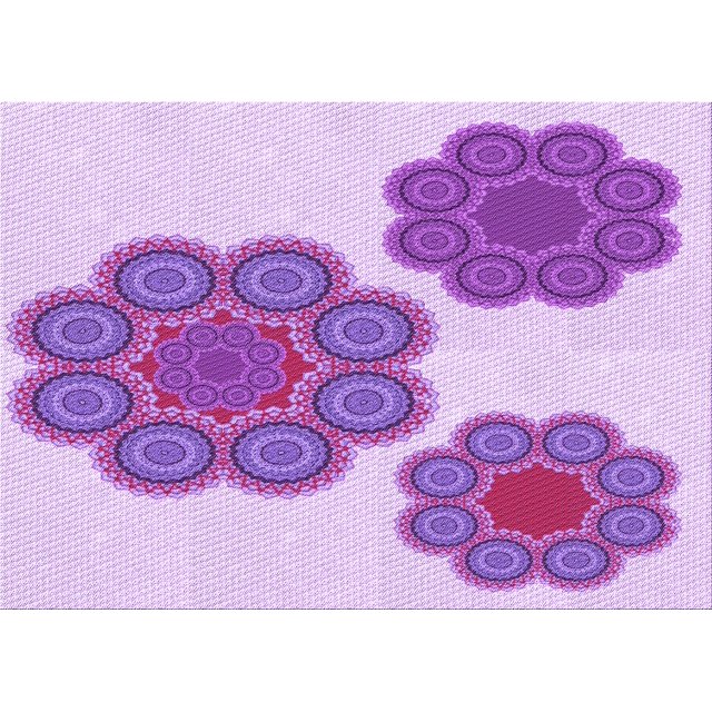 Ahgly Tapis Rectangulaire Lavable en Machine Intérieur Transitionnel Fleur Rose, 3 Pieds x 5 Pieds