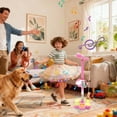 thumbnail image 4 of Adjustable Kids Karaoke Machine with Flashing Stage Lights and Singing Microphone for Educational Musical Entertainment, 4 of 5