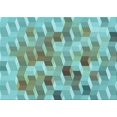 thumbnail image 1 of Ahgly Company Machine Washable Indoor Rectangle Transitional Green Area Rugs, 2' x 4', 1 of 7