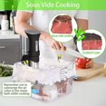 thumbnail image 4 of Sous Vide Bags 15 Reusable Vacuum Food Storage Bags For Anova And Joule Cookers - 3 Sizes Sous Vide Bag Kit With Pump - 3 Sealing Clips For Food Stora, 4 of 5