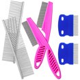 thumbnail image 1 of Miangastore Peignes pour Animaux Argent 6 Pcs 7.55x1.65 Po, 1 of 8