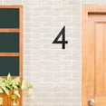 thumbnail image 5 of EGNMCR 5 Inch Modern Metal House Numbers Black Door Number House Address Letters And Numbers For Outside Signs Door number sign, 5 of 5