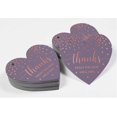 thumbnail image 4 of Inkdotpot Pack Of 50 Real Rose Gold Foil Paper Tags Thanks From The New Wedding Favor Hang Tags, 4 of 6