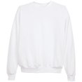 thumbnail image 2 of Hanes Mens EcoSmart Fleece Crewneck Sweatshirt, 5XL, White, 2 of 3