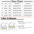 thumbnail image 2 of cfhntfmh Front Closure Bras for Women Wireless Wide Strap Push up Bralettes Comfort Convenient Front Buttons Bras, 2 of 2