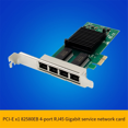 thumbnail image 1 of I340-T4 PCI-E X1 Gigabit Server Network Card 4 Port RJ45 PCI Express X Gen 2.1 5GT/S 82580EB Gigabit Network Card, 1 of 5