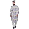 thumbnail image 1 of Atasi Kurta pour Homme à Col Mandarin Indien, Kurta Imprimée à Boutons, Vêtements Ethniques, 1 of 1