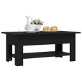 thumbnail image 3 of vidaXL Coffee Table Black 102x55x42 cm Engineered Wood, 3 of 4