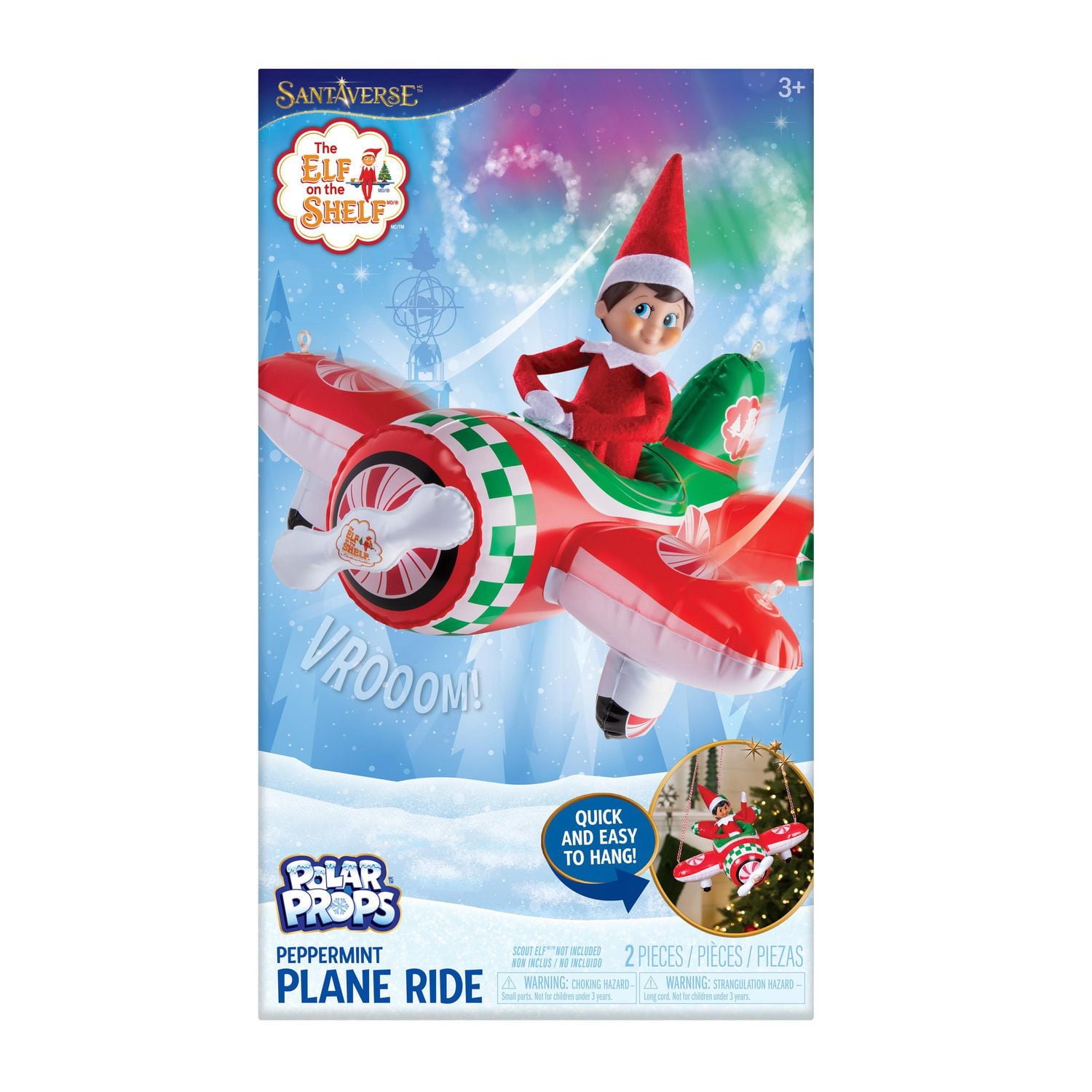 Elf on the Shelf - Tour en avion à la menthe poivrée