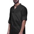 thumbnail image 2 of Atasi Kurta Pyjama Uni pour Hommes à Col Mandarin Kurta Pyjama Ethnique, 2 of 5