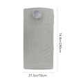 thumbnail image 2 of Waterproof Massage Table Sheet Practical Massage Bed Cover with Face Hole (Grey), 2 of 8