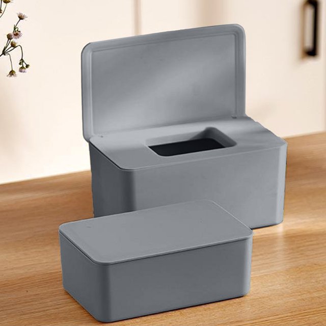SHAGUOZHOU Storage Bag Organization Container Storage Large Storage with Lids Baby Wipes Dispenser Wipe Holder For Baby & Adult Keeps Wet Tissue Fresh Non Wipes Flushable Wipe Container With