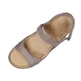 thumbnail image 1 of Sandales de Plage pour Femmes, à Bout Ouvert, Compensées Unies, Chaussures Décontractées pour l'Extérieur, 1 of 9