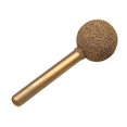 thumbnail image 2 of koolsoo Forme de Boule Ronde Diamant Tête de Meulage Forets Outils Rotatifs 18mm 100 Grains, 2 of 7