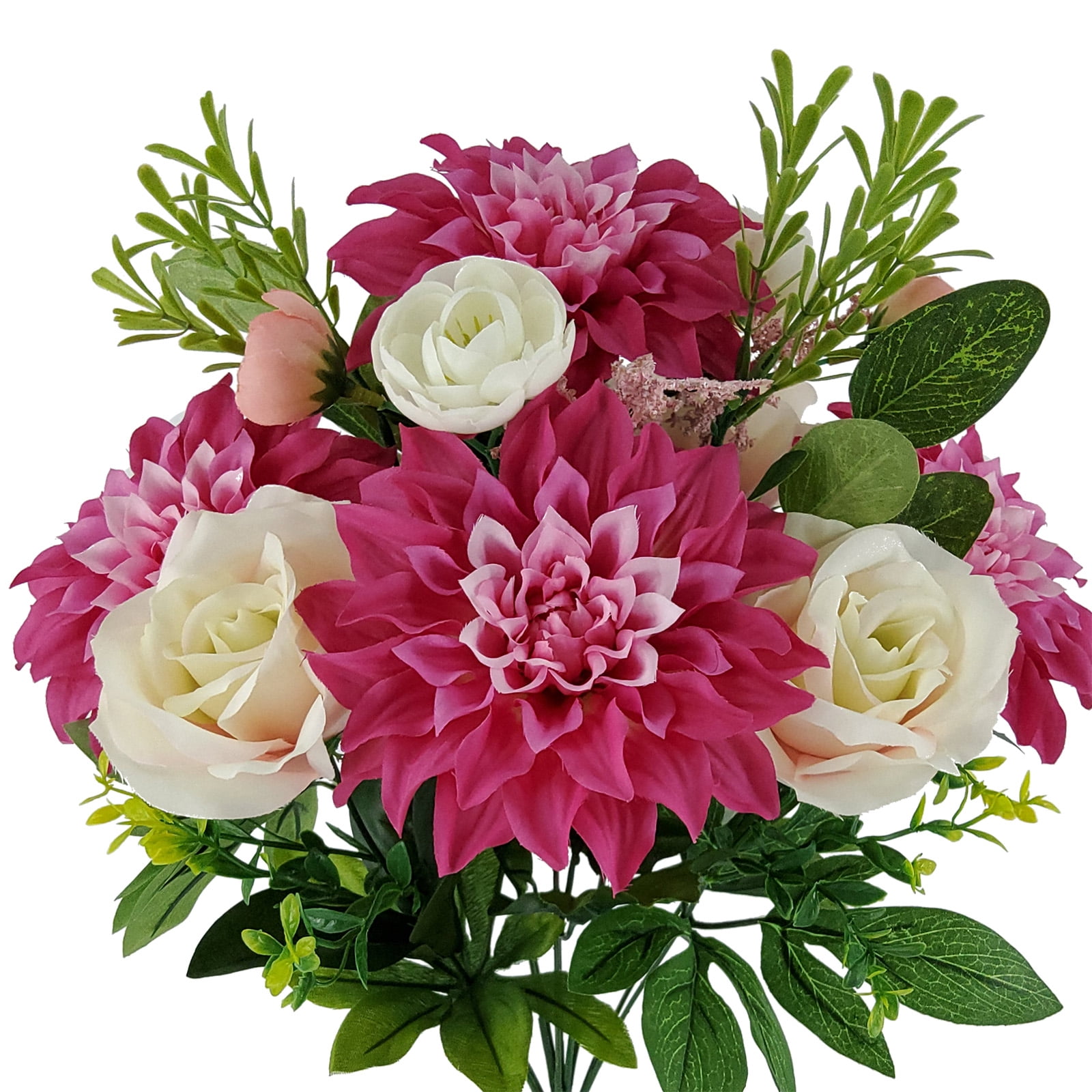 Mainstays Bouquet de Dahlias Fuchsias Intérieur 53,3 cm