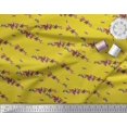 thumbnail image 3 of Soimoi Satin Silk Fabric Colorful Bird Printed Craft Fabric by the Yard 42 Inch Wide, 3 of 3