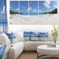 thumbnail image 1 of Blue Seychelles Island Panorama - Large Seascape Art Canvas Print, 1 of 3