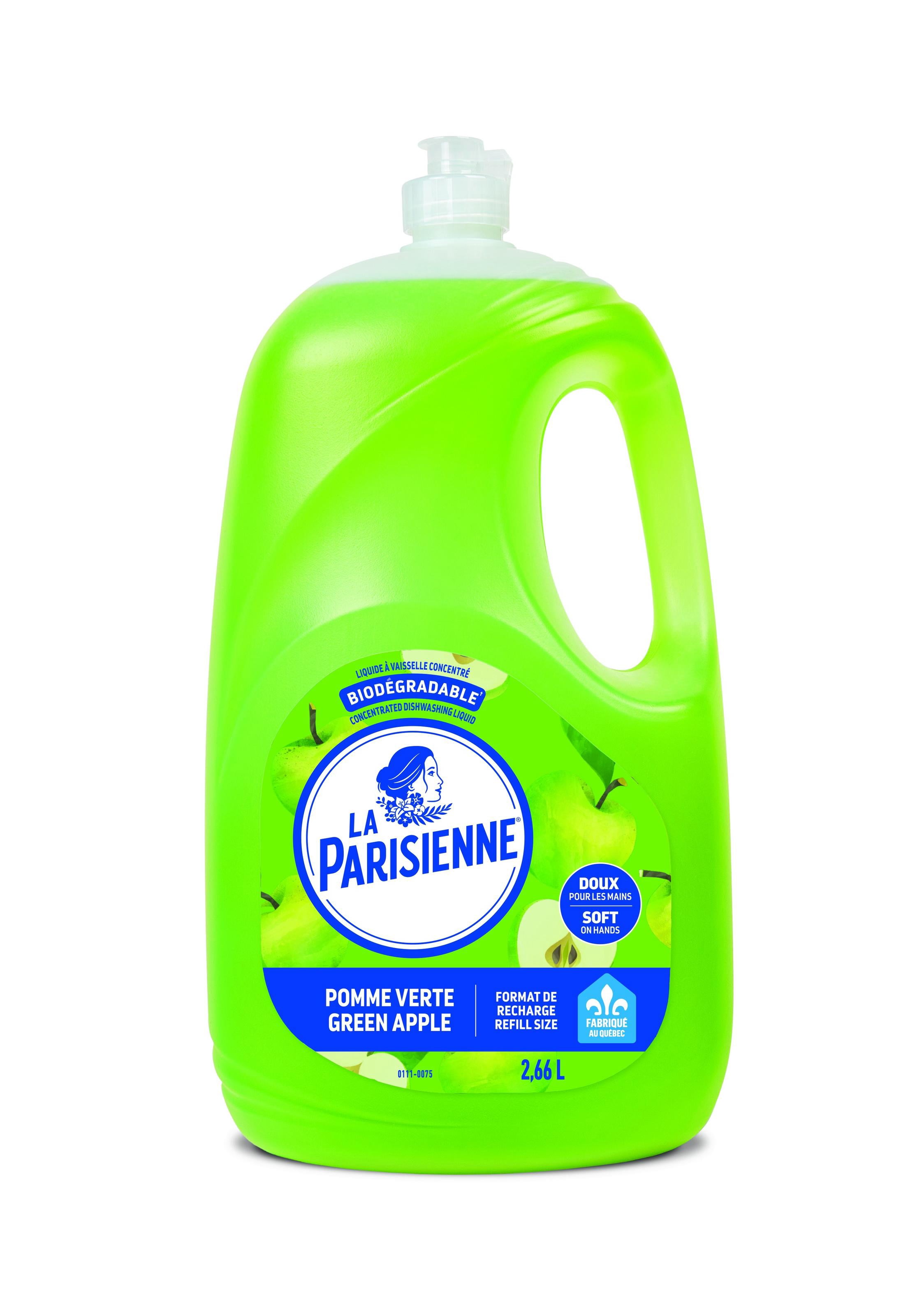 La Parisienne Liquid Dish Green Apple refill size 2.66L