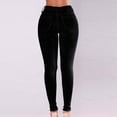thumbnail image 4 of Women Slim Plus Size Ripped Hole Gradient Long Jeans Denim Regular Pants, 4 of 6