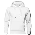 thumbnail image 2 of Mens Camo Hoodie Long Sleeve Drawstring Fleece Lined Solid Color Pullover Sweatshirts, 2 of 6