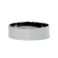 thumbnail image 2 of Mens Flat High Polished 6mm Black Gold Wedding Band Ring, 2 of 3