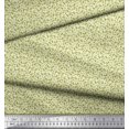 thumbnail image 4 of Soimoi Moss Georgette Fabric Leaves & Floral Artistic Print Sewing Fabric Yard 42 Inch Wide, 4 of 4