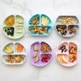 thumbnail image 2 of Bumkins Silicone Grip Dish, Suction Plate, Divided Plate, Baby Toddler Plate, BPA Free, Microwave Dishwasher Safe, 2 of 7