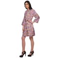 thumbnail image 3 of Moomaya Printed Kimono Robe For Girls Crossover Bathrobe Kimono Women Bathrobe, 3 of 5