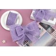 thumbnail image 4 of Joycrosso Burlap Wired Edge Ribbon 4 inch x 10 Yards, Lt. Purple, Ideal for Crafting, Gift Wrapping, Wreath, Christmas Tree, and Rustic Wedding Decorations, 4 of 4