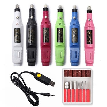 fashionhome Professional Electric Manicure Machine Nail Drill Bits Kit Nail File Art Tool Pedicure Gel Polish Remover