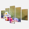 thumbnail image 2 of Fleurs de Tournesol Blanches et de Gerbera - Impression Artistique sur Toile Florale, 2 of 3