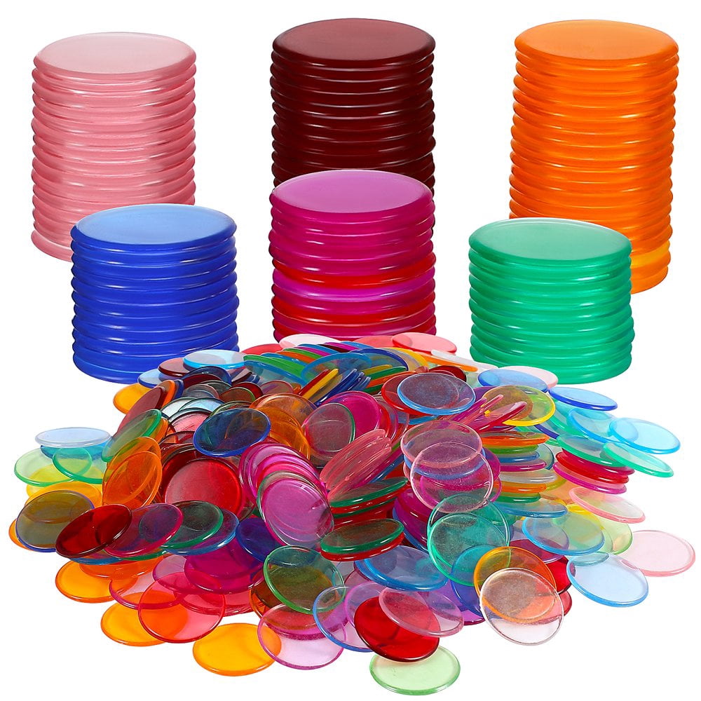 Qinsky Jetons de Bingo,Compacteurs de Couleur 160 Pack Jetons de Jeux